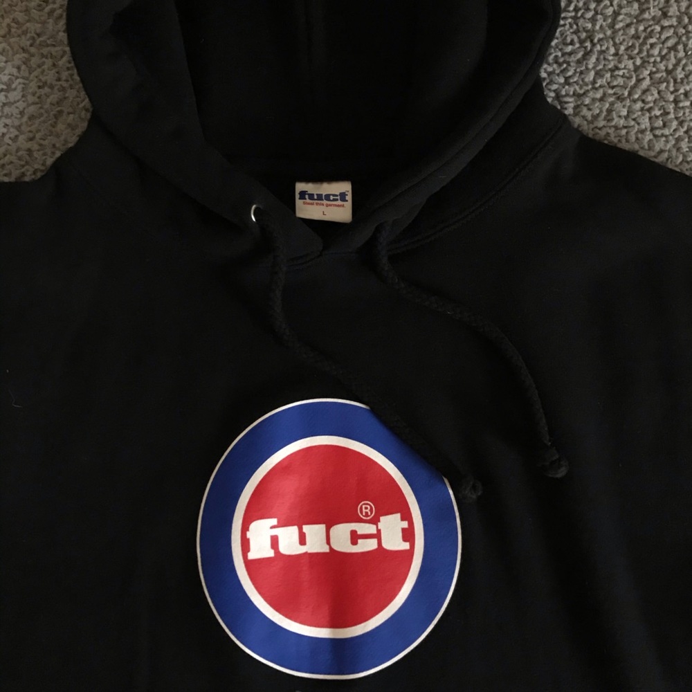 FUCT CIRCLE LOGO HOODIE LARGE